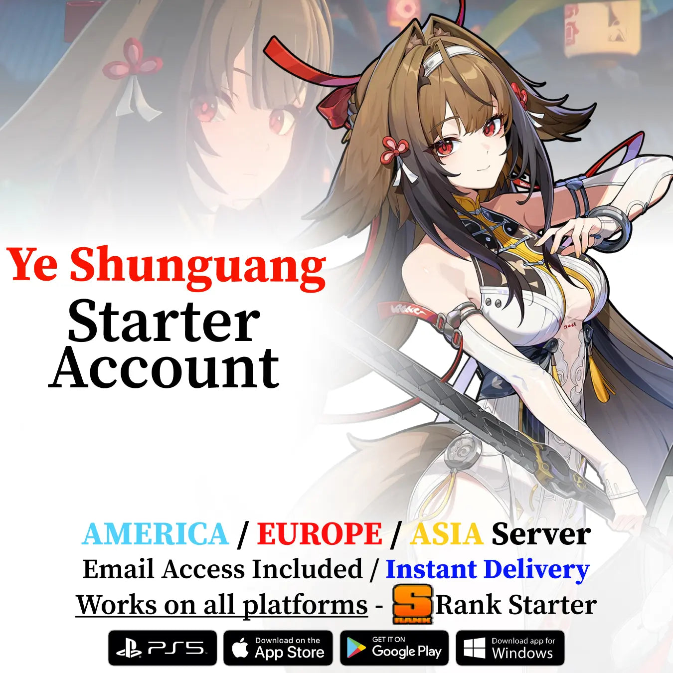 Ye Shunguang Starter Account