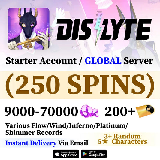 Dislyte Reroll Account with 250 Spins [GLOBAL]