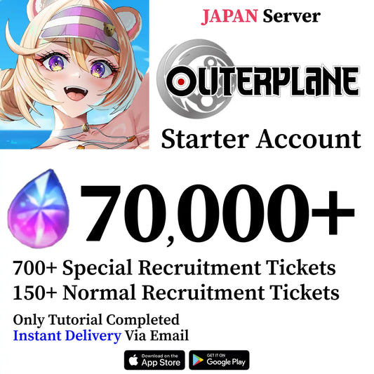 OUTERPLANE Starter Reroll Account [JAPAN]