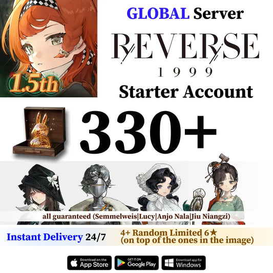 Reverse: 1999 Reroll Account with 6 Stars [GLOBAL]
